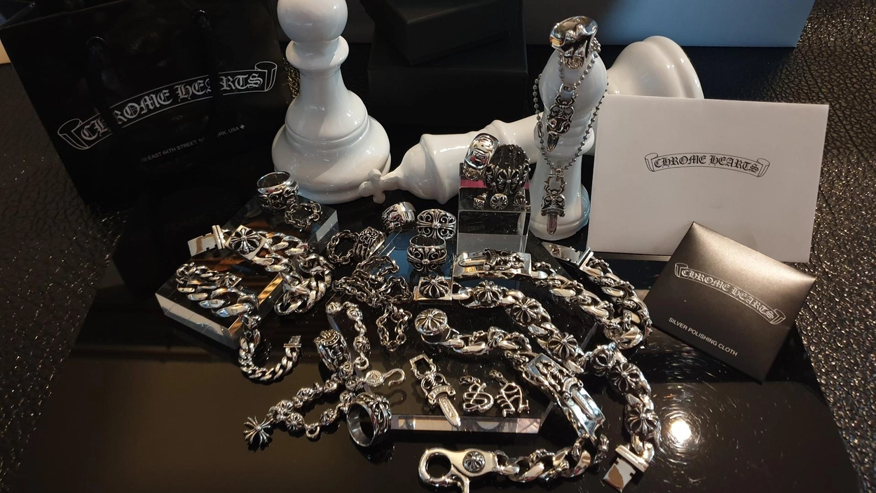 CHROME HEARTS BS FLUER STACK RING Authentic [Chrome Hearts] Stack