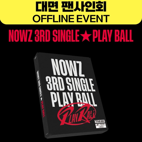 [12/21 대면 포토카드 사인회] 나우즈 (NOWZ) - 3rd Single 【Play Ball】 (GENERAL VER.)-thumbnail