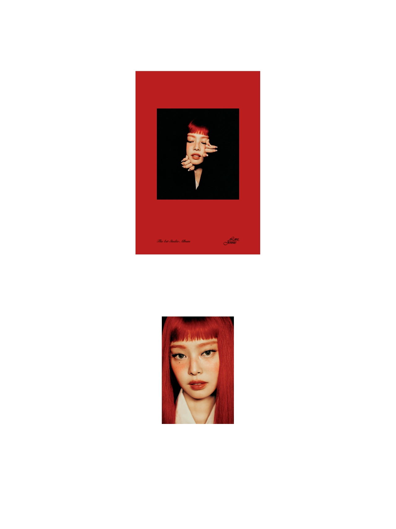 JENNIE (제니) - The 1st Studio Album 【Ruby Vinyl】 (Unsigned