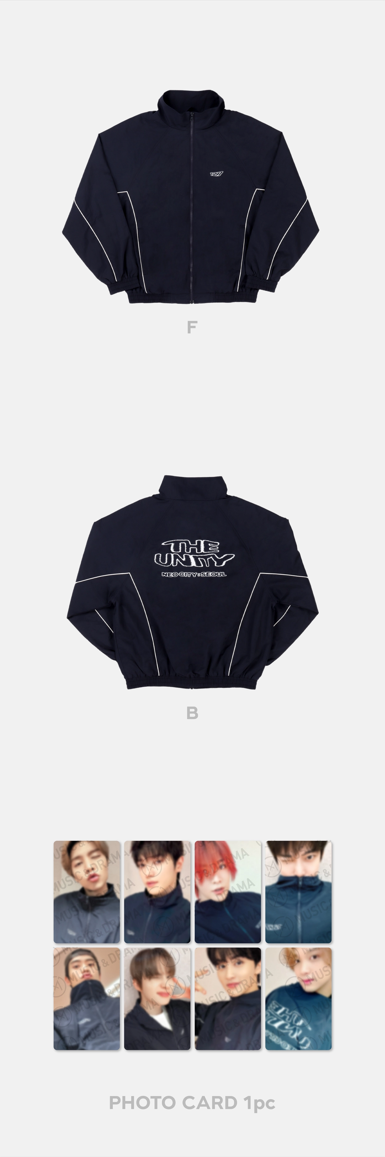 NCT 127 (엔시티 127) 3rd 콘서트 'THE UNITY' : TRACK JACKET SET