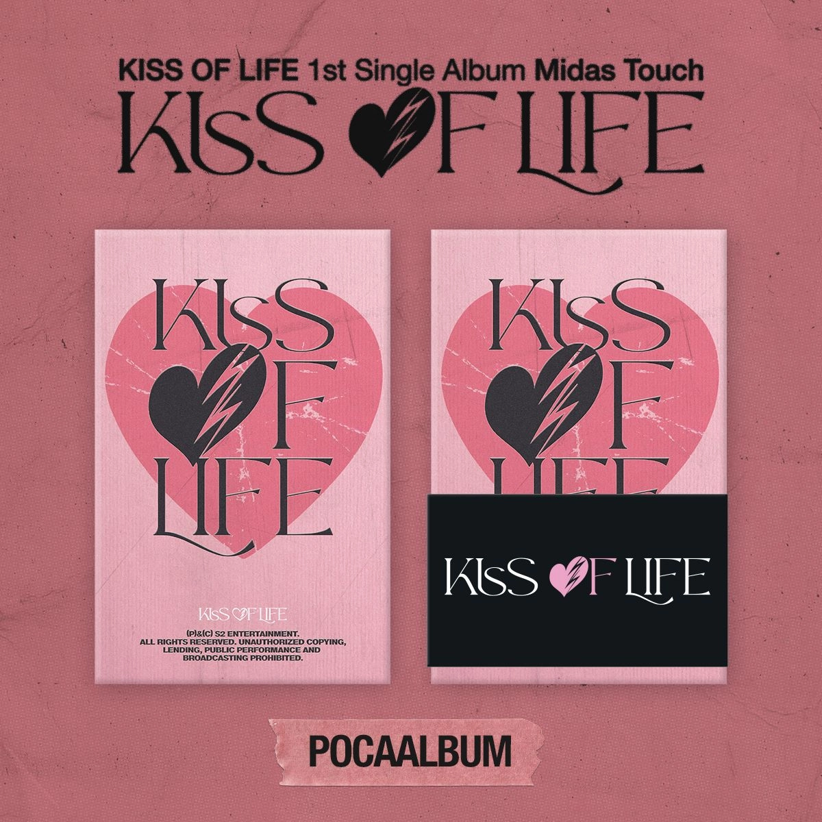 KISS OF LIFE (키스오브라이프) - 1st Single Album 【Midas