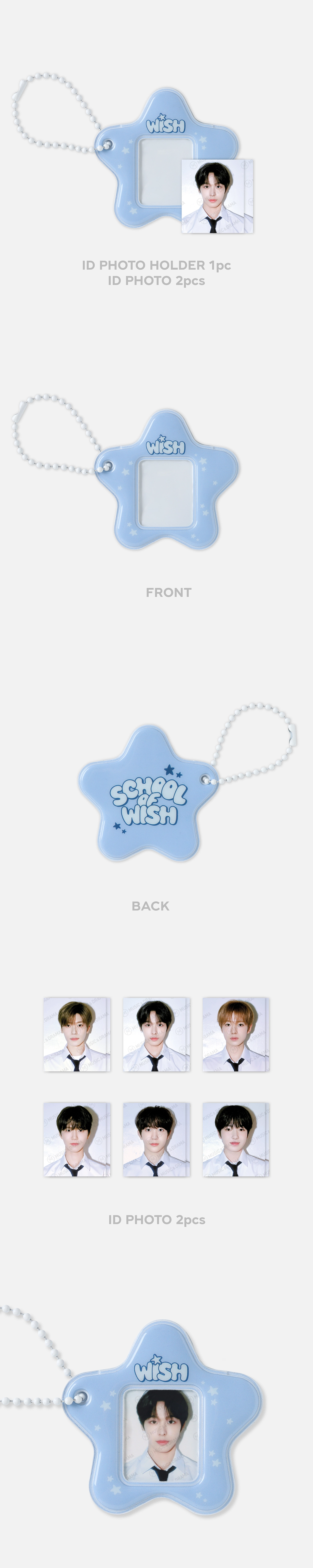 【正規取扱店】 NCT SET 홀더 포토 ID WISH> of <SCHOOL WISH) (엔시티 WISH アイドル