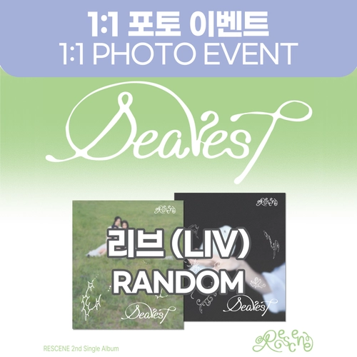 [8/16 1:1 포토 이벤트 / 리브] 리센느 (RESCENE) - 2nd Single Album 【Dearest】 (Random)-thumbnail