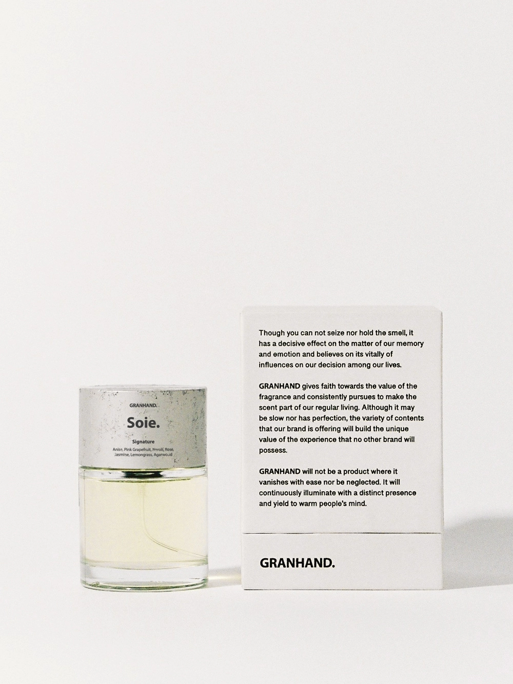 GRANHAND Soie. Signature ユニセックス香水 Soie Signature Perfume : GRANHAND. 그랑핸드
