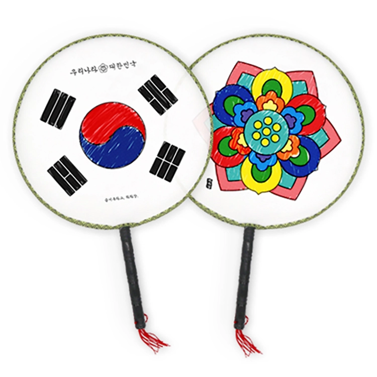 패브릭 전통 부채 (2종 택1)