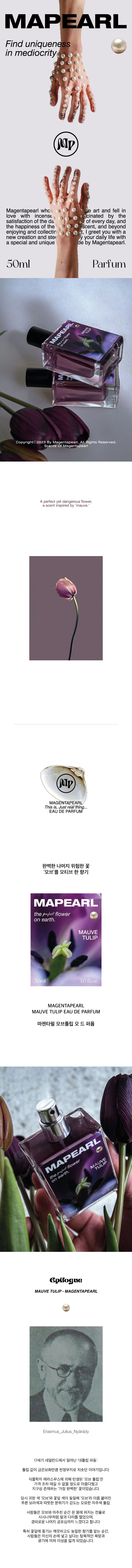 마젠타펄 모브튤립 향수 오드퍼퓸 50ml : 퍼퓨라운지