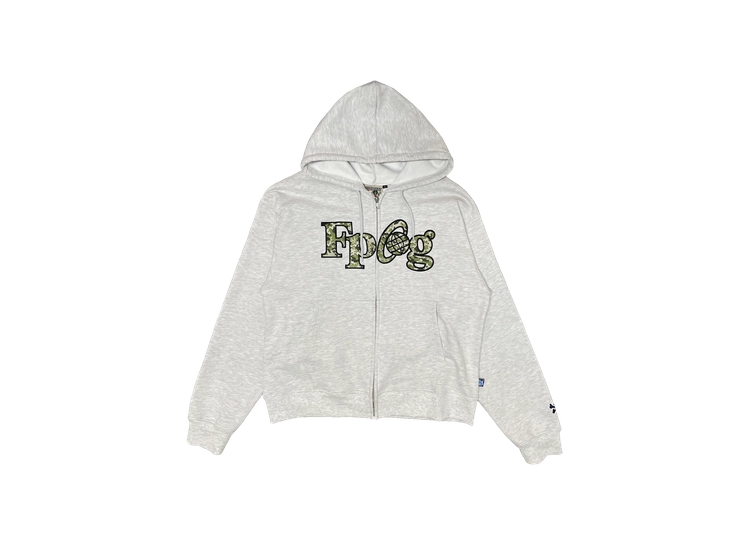 トップス FPOG zip hoodie fuckthatnerdshop greeny OVERSIZED LUX 