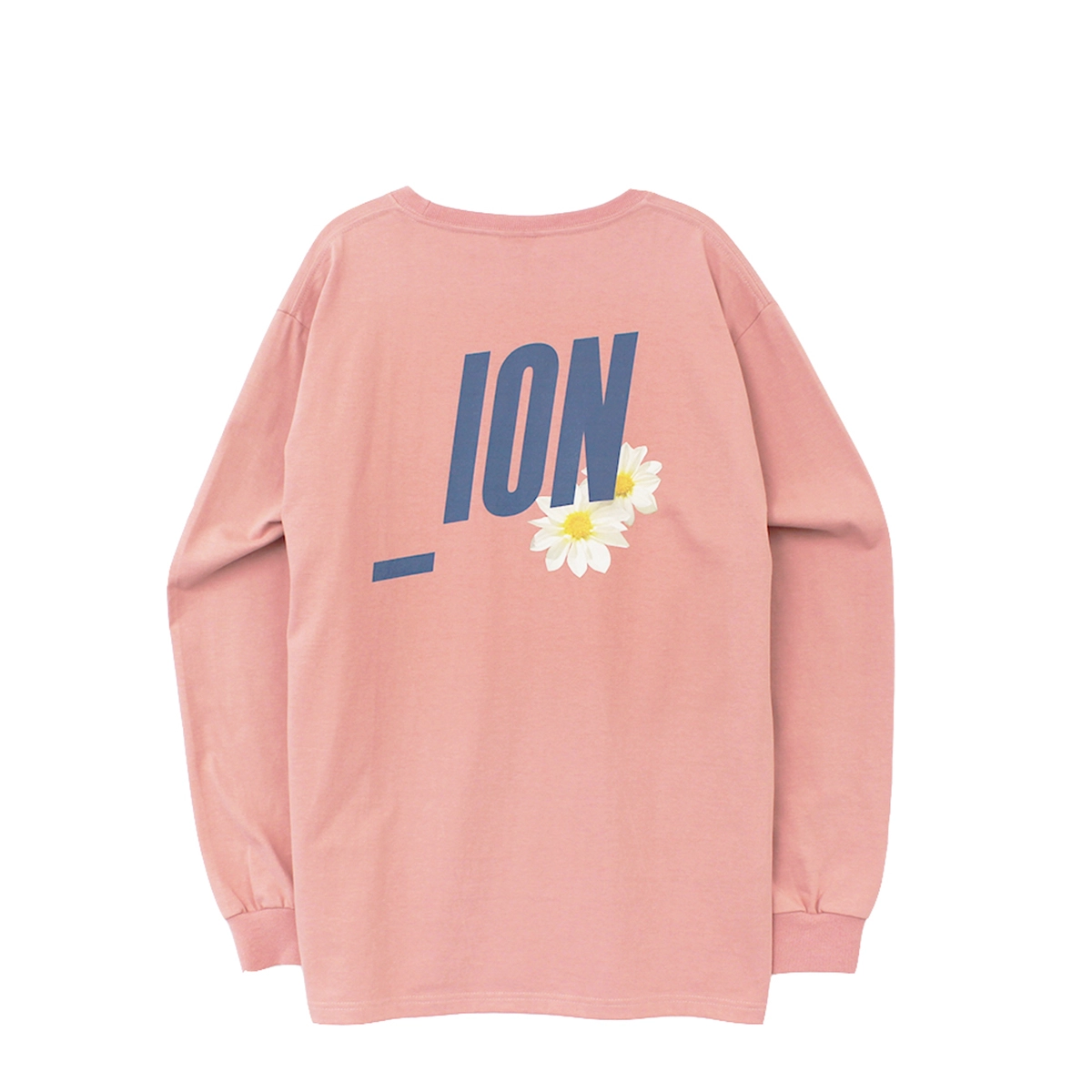 Tシャツ・カットソー IONSEOUL Flower Big Logo Long-sleeve T-shirt MH65 IONSEOUL Flower Big Logo Long-sleeve T-shirt (Rouge Pink