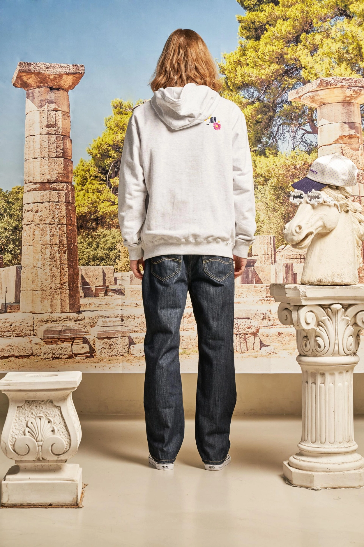 スウェット・トレーナー IONSEOUL Four Flower Printing Sweatshirt IONSEOUL Four Flower Printing Sweatshirt 4IS001 (IONSEOUL