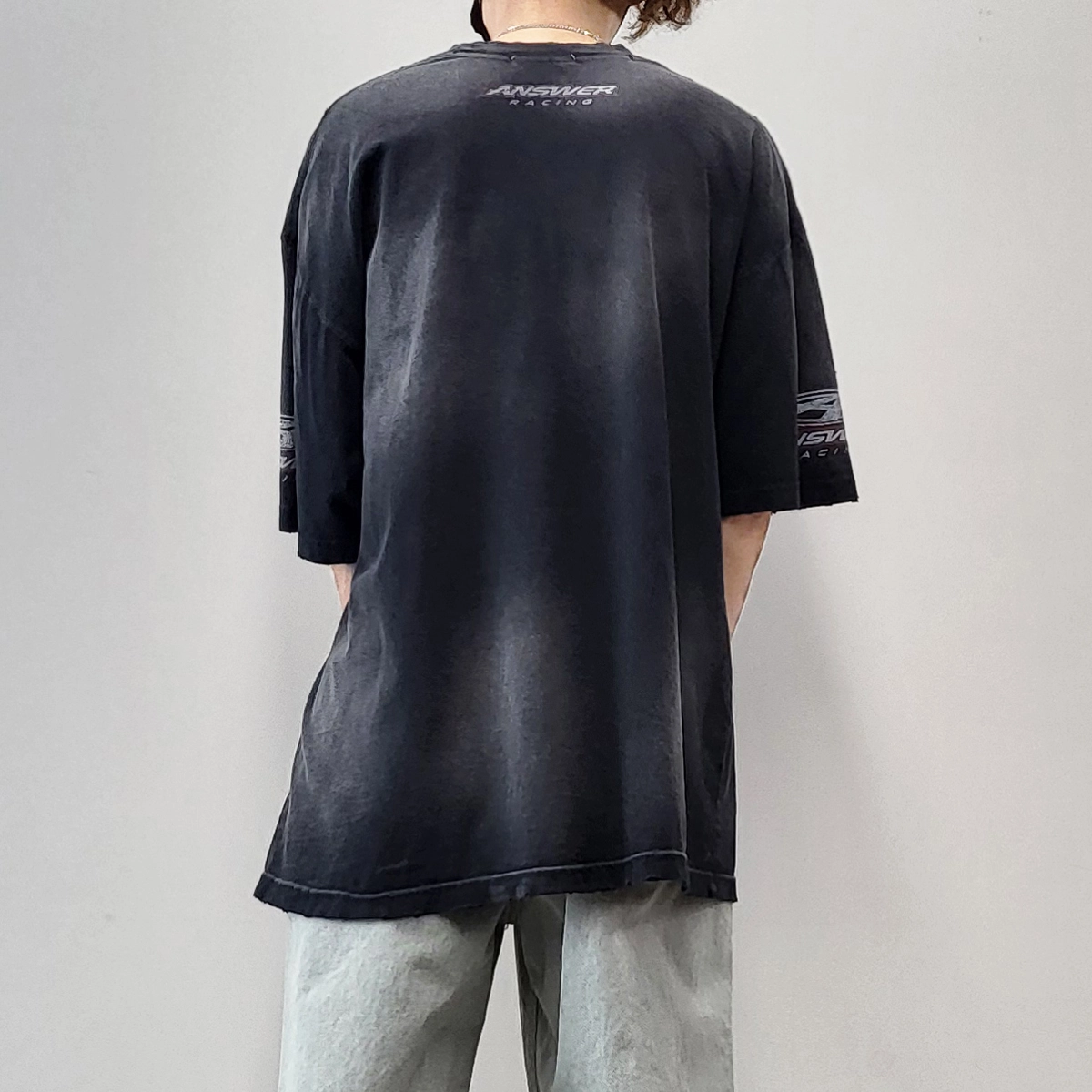 Tシャツ・カットソー IONSEOUL Answer Racing Short Sleeve T Shirt 레이싱 앤서 티