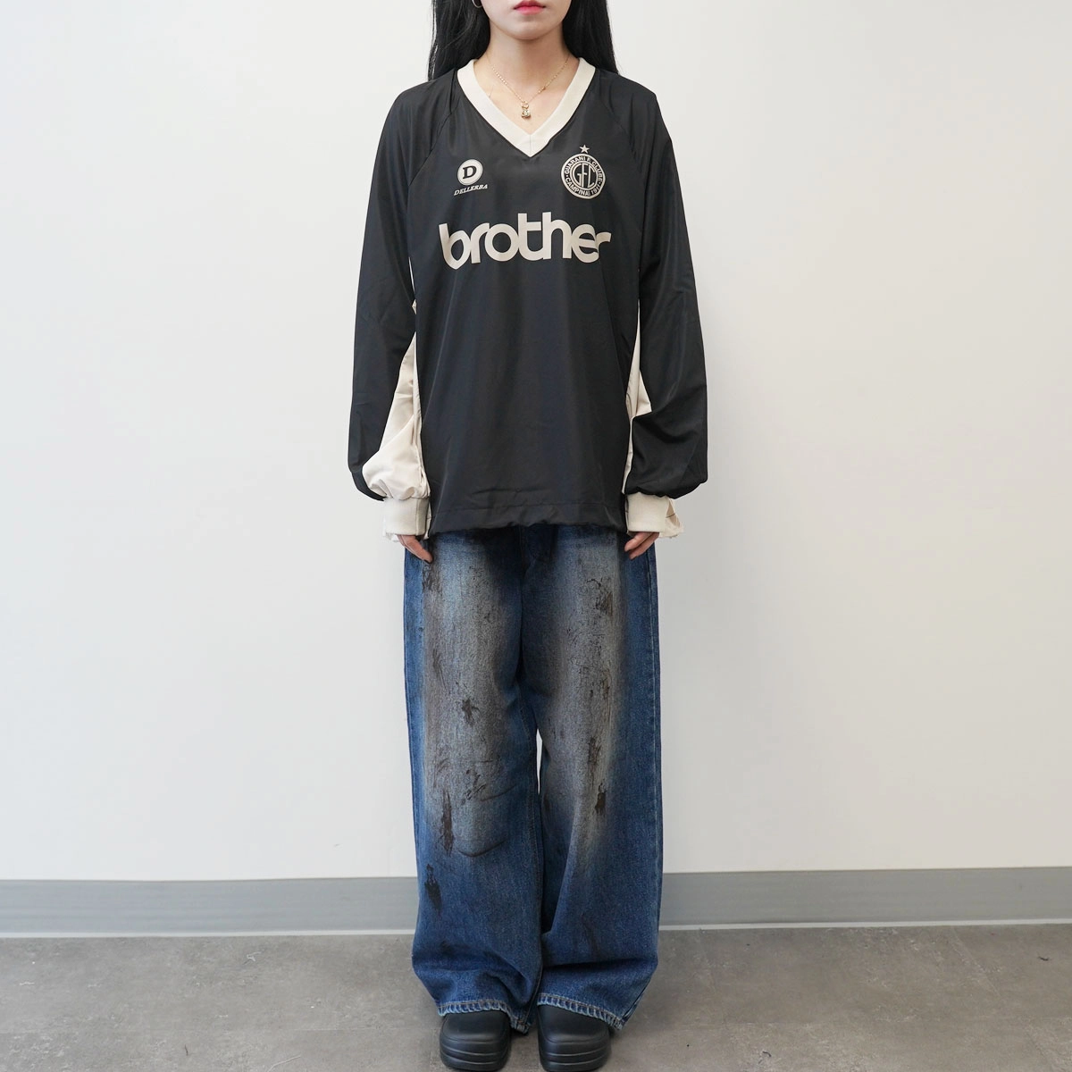 Oil dirty washed over denim pants : 아이온서울