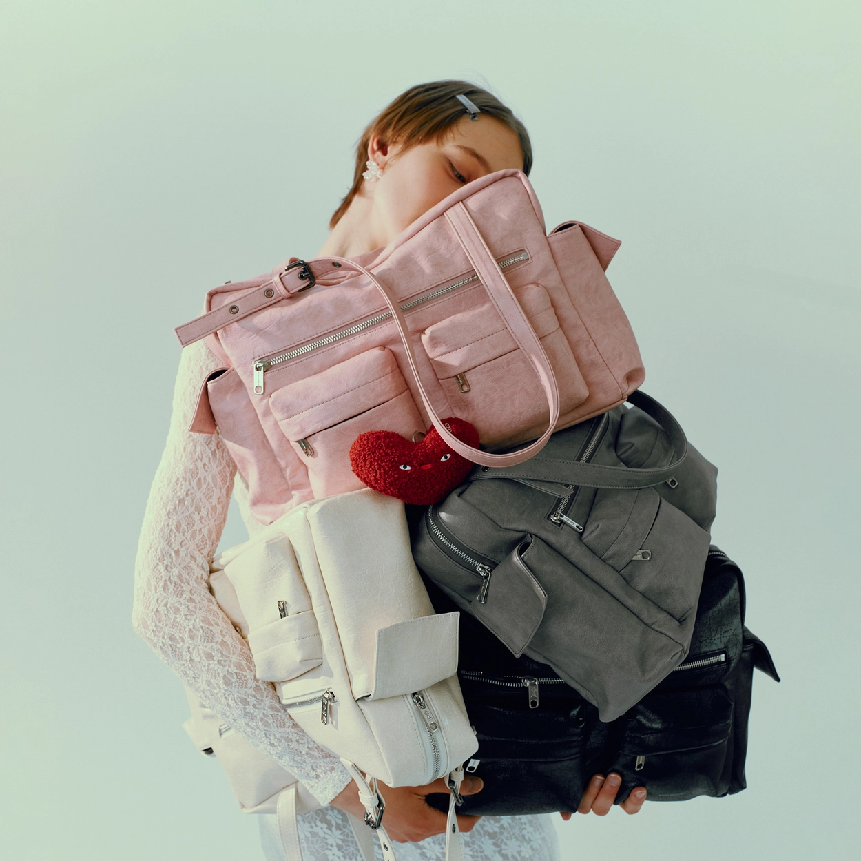 新品未使用!SAMO ONDOH Pocket utility bag L 韓国人気 [SAMO ONDOH] POCKET UTILITY BAG L (SAMO ONDOH/トート