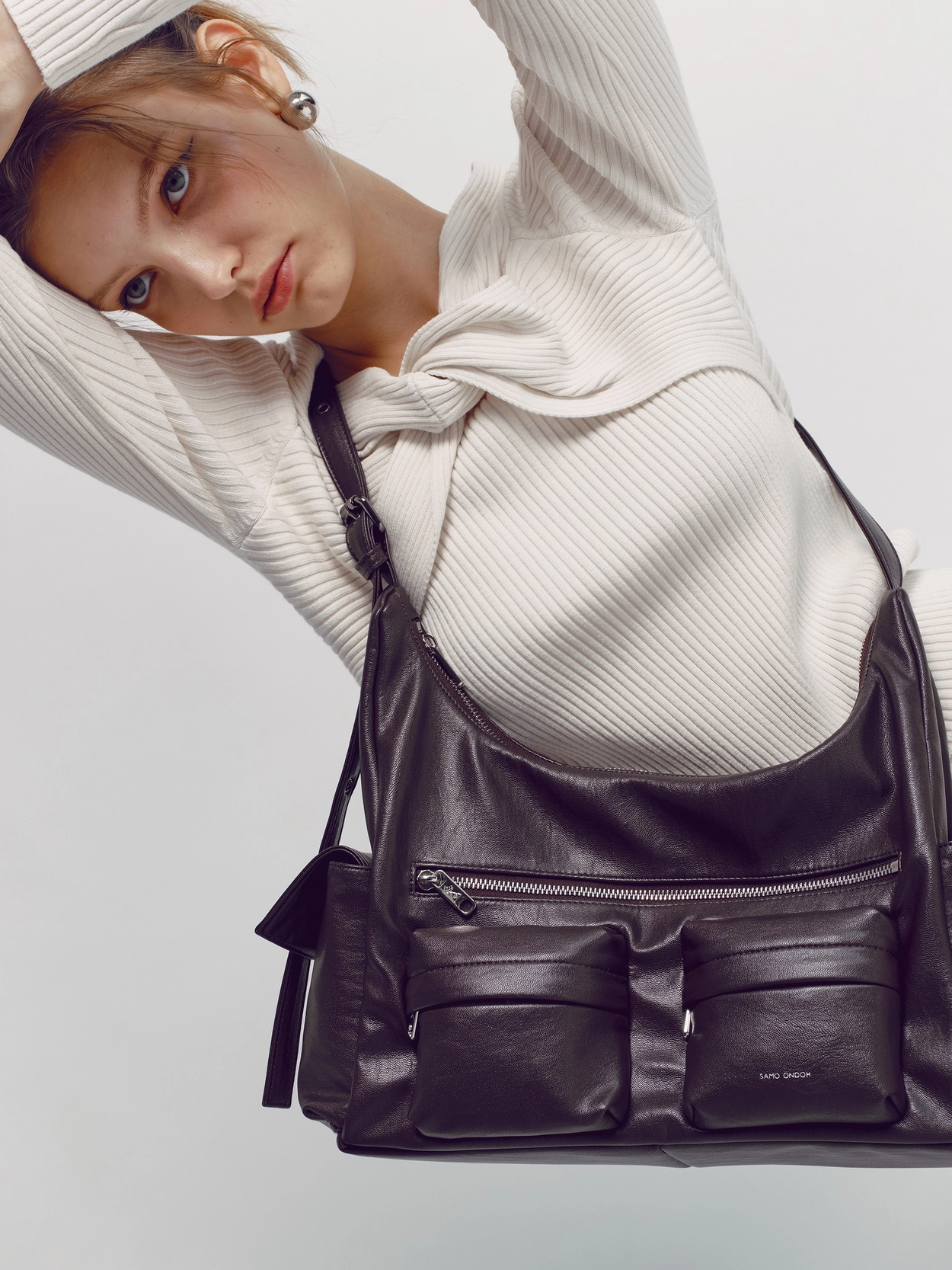 SAMO ONDOH pocket mug bag L nappa