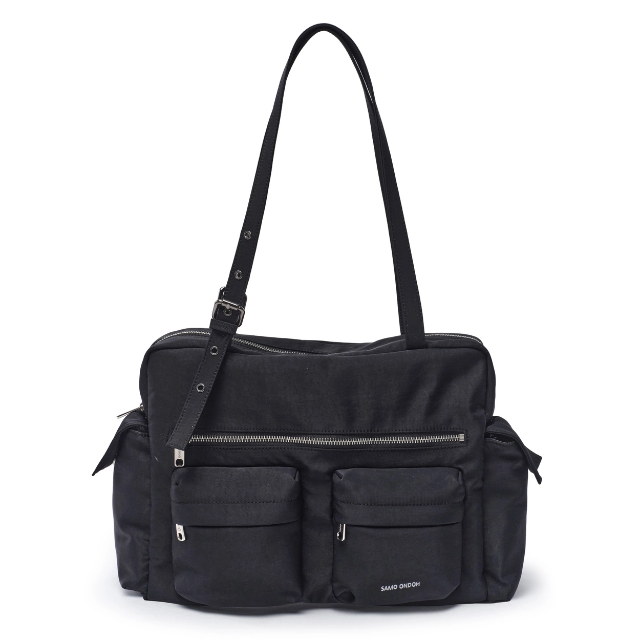 pocket utility bag L nylon black