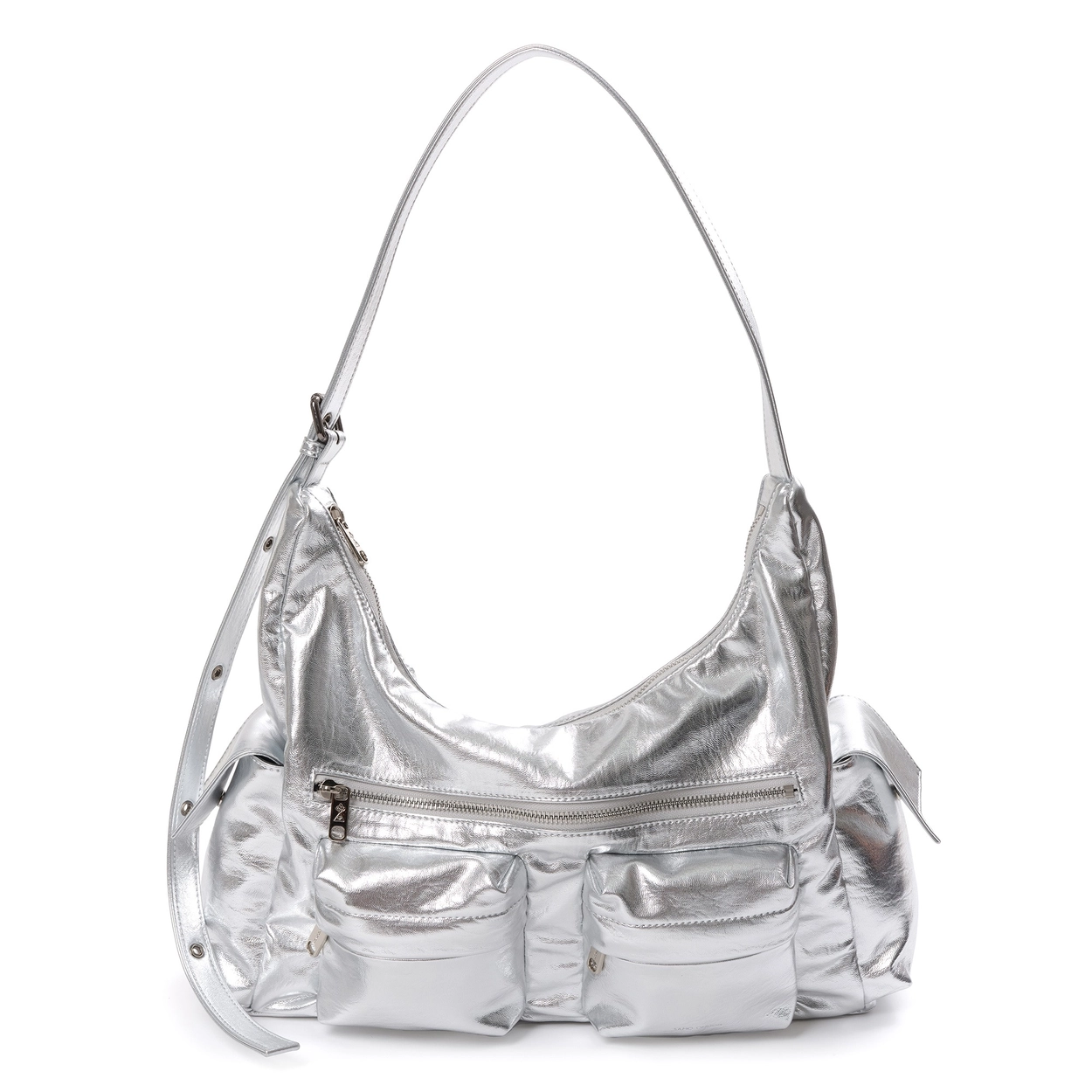 MARK&LONA 3way ボストンバッグ カモフラ スカル シルバー ゴルフ