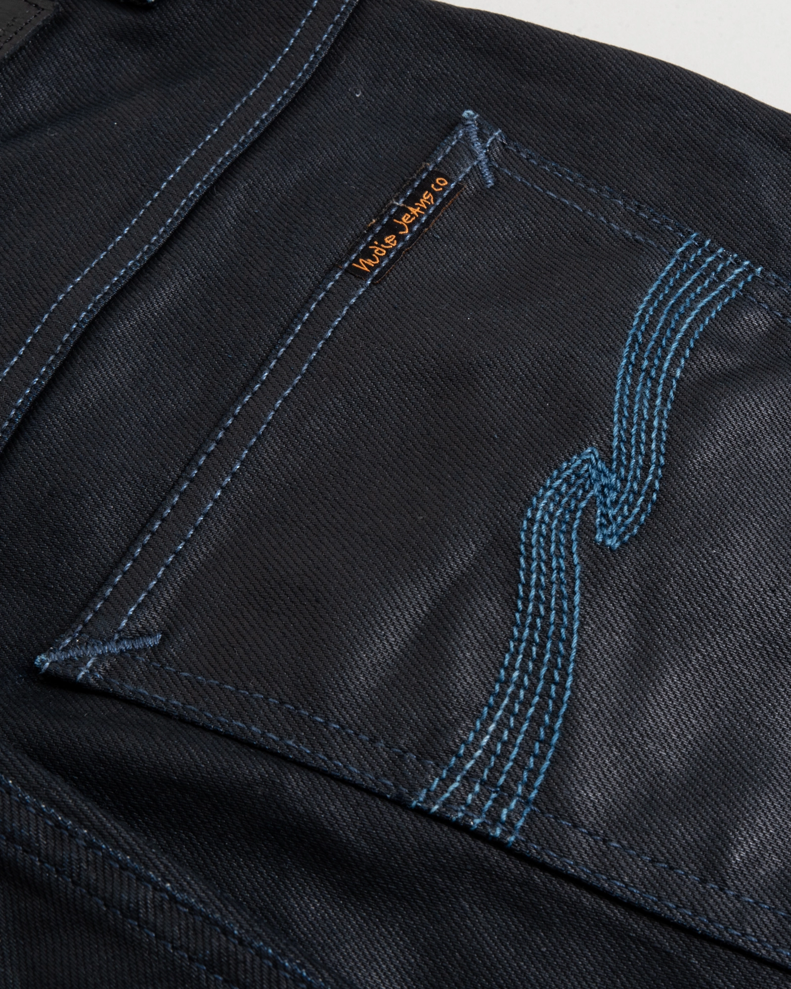 31-32] Nudie jeans Tape ted Dry black indigo (누디진 테입테드 