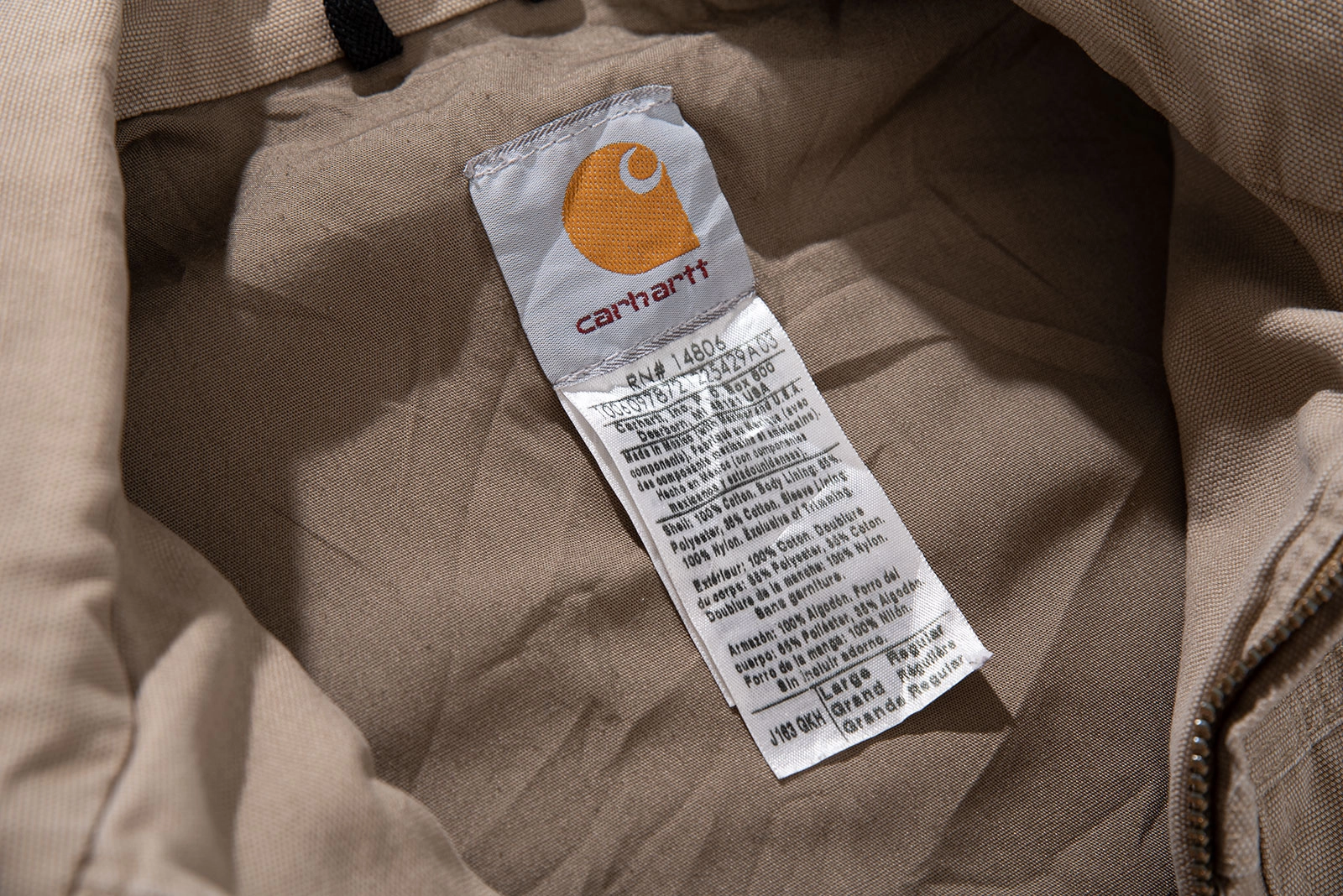 105] 90 s Carhartt J163 Wylie Jacket No. 3268 : 월드피스 다이어트