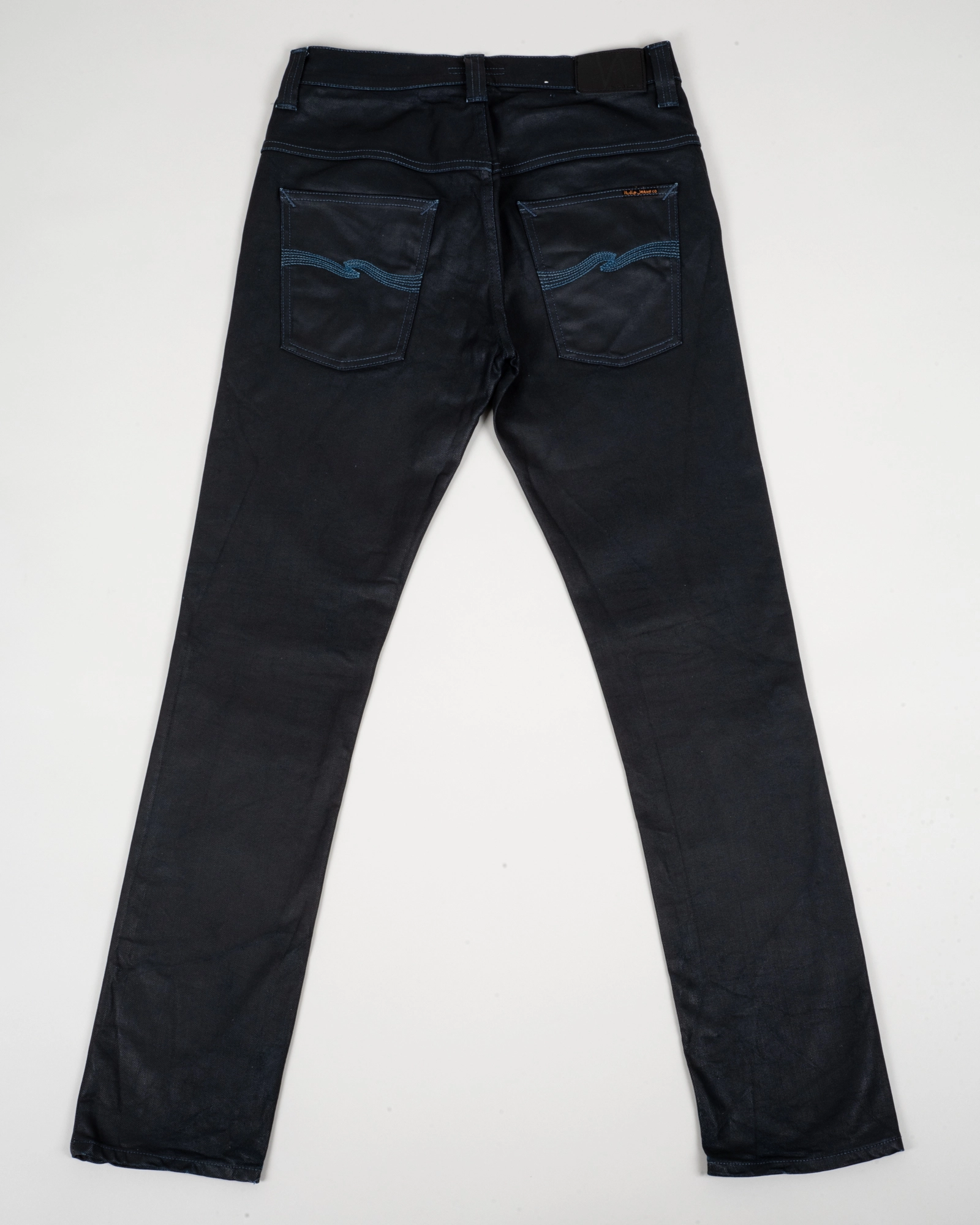 31-32] Nudie jeans Tape ted Dry black indigo (누디진 테입테드 