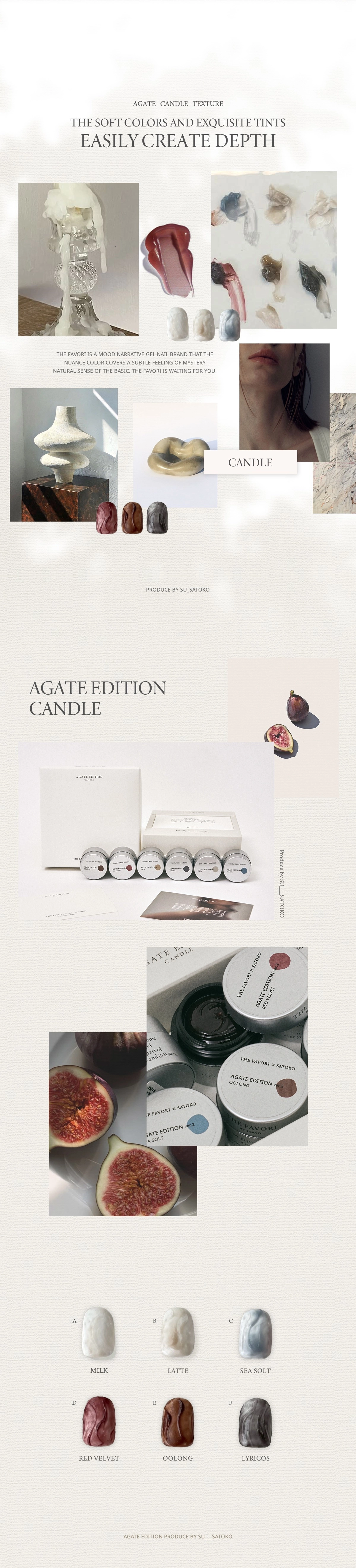 Detailed Gemstone Nail Art using Agate Edition Ver.2