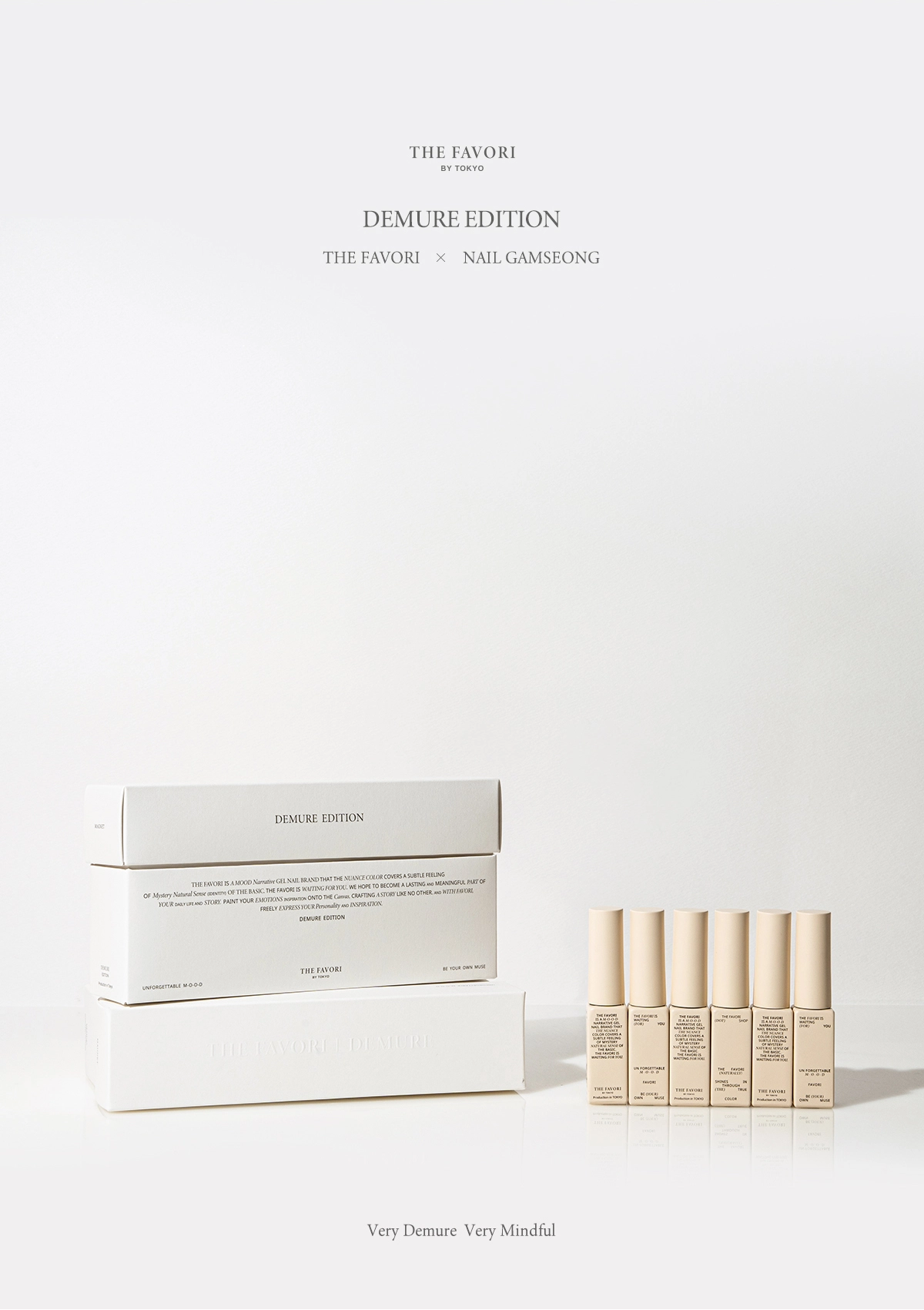 Demure Edition 6 Colors Swatch Chart