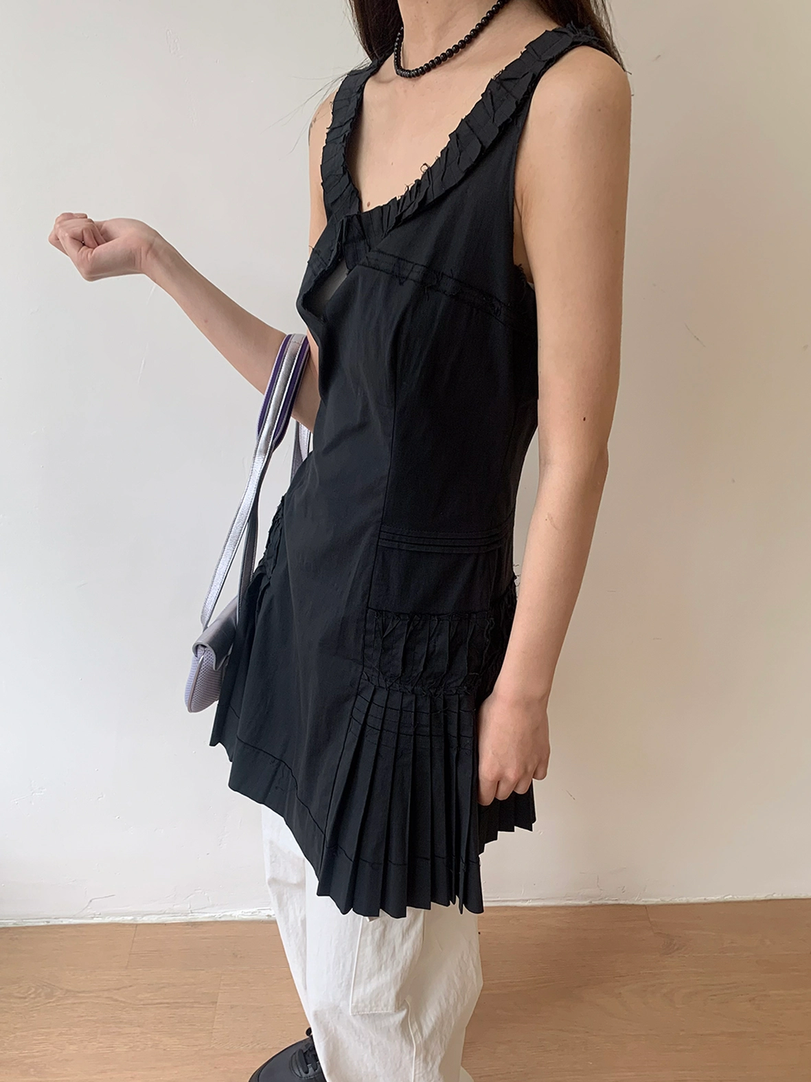 2007 MIU MIU PLEATS MID DRESS : oaens