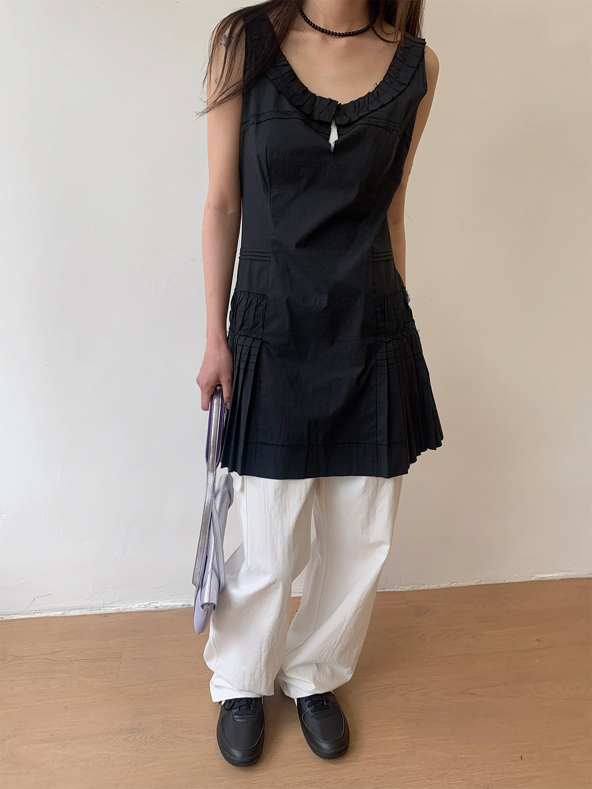 2007 MIU MIU PLEATS MID DRESS : oaens