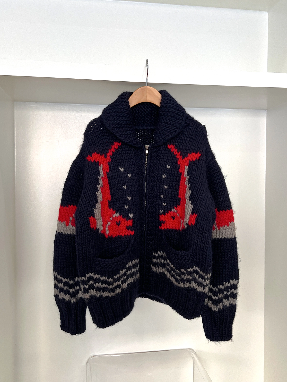FANO STUDIOS VINTAGE COWHORN わか WOOLEN COAT