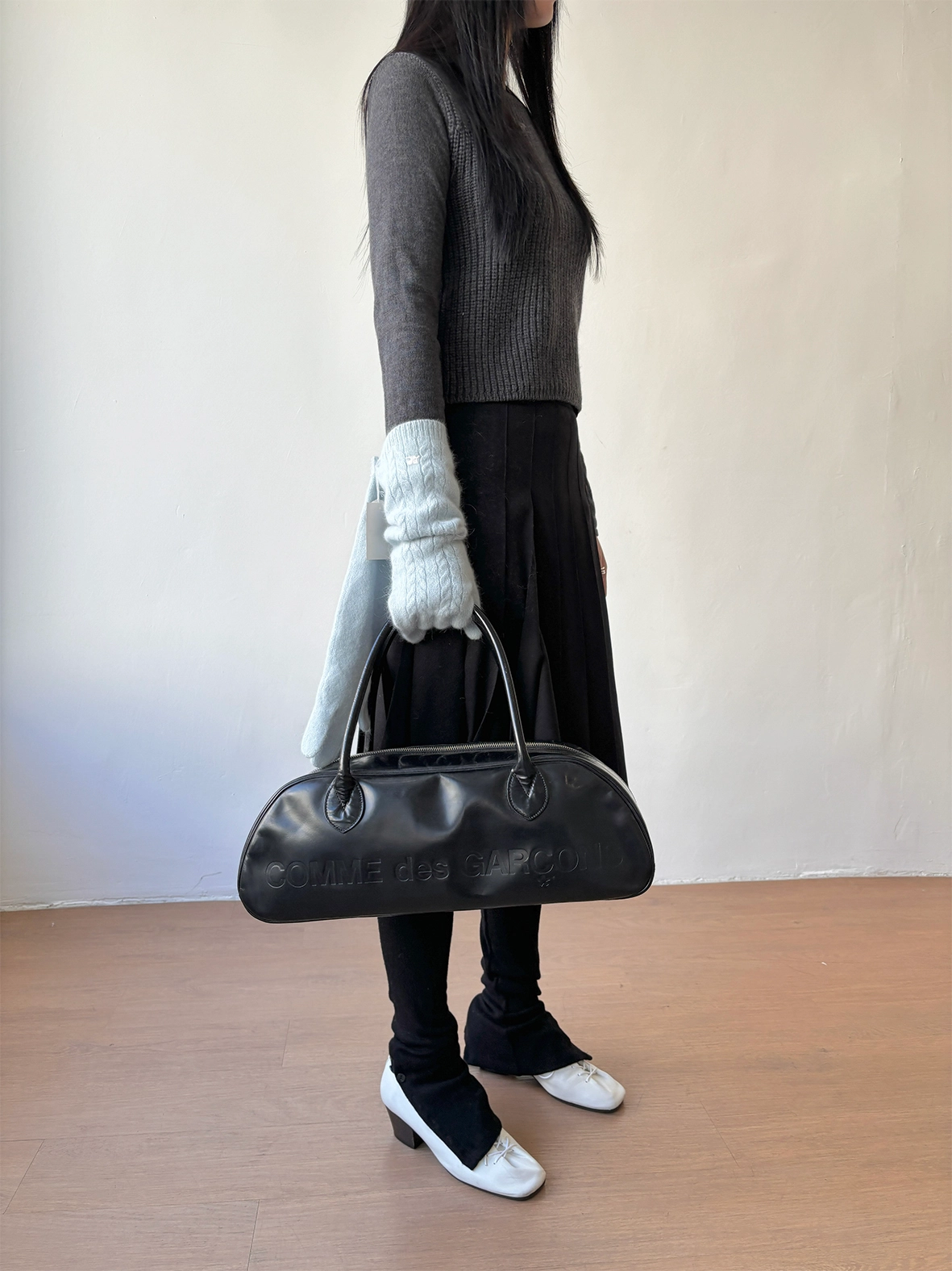 COMME DES GARCONS BOSTON BAG : oaens