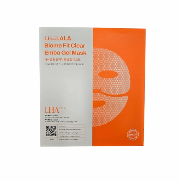 Lhala Biome Fit Clear Embo Gel Mask (4 sheets) : Medi-Fella Shop