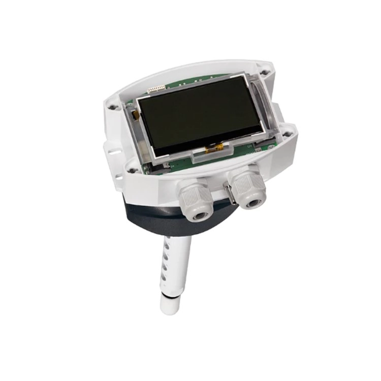 S+S 8148-Modbus 압력 및 차압 측정 변환기가 통합된 덕트 습도 및 온도 센서 이미지