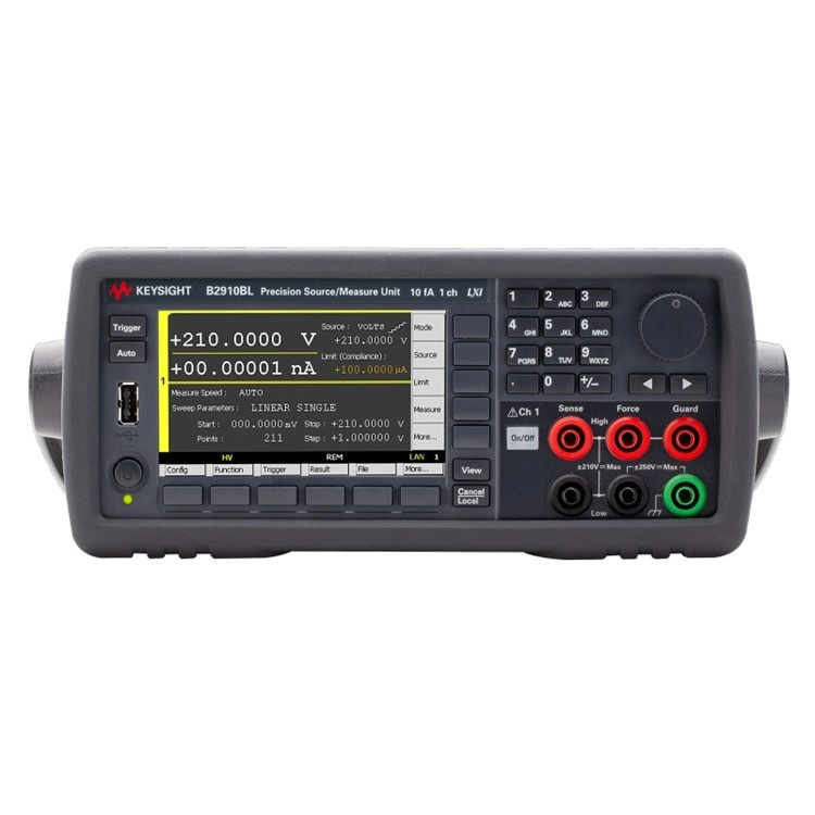 KEYSIGHT B2912B 정밀 소스 / 측정장치 2채널, 10 fA 분해능, 210 V, 3 A DC / 10.5 A 펄스 이미지