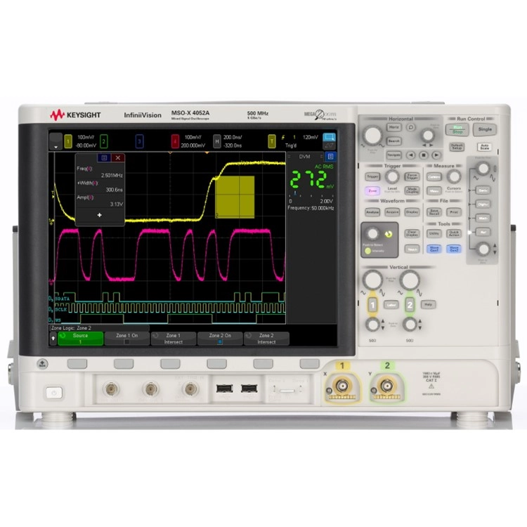 KEYSIGHT MSOX4052A 혼합 신호 오실로스코프: 500 MHz, 아날로그 2채널 + 디지털 16채널 썸네일
