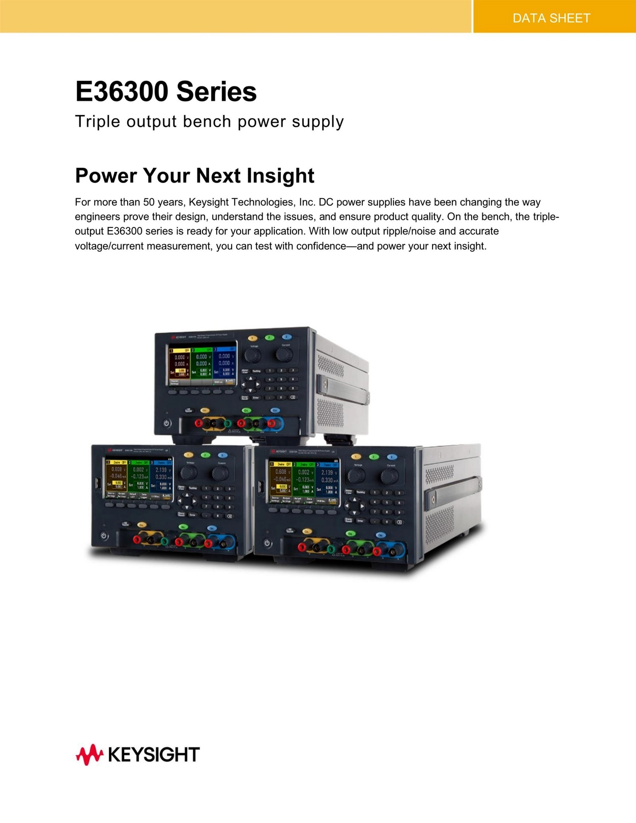 KEYSIGHT E36312A 80W 삼중출력 전원공급기 6V/5A, 25V/1A, 25V/1A : 지니어스인더스트리 - 대한민국  No.1 산업장비 공급채널