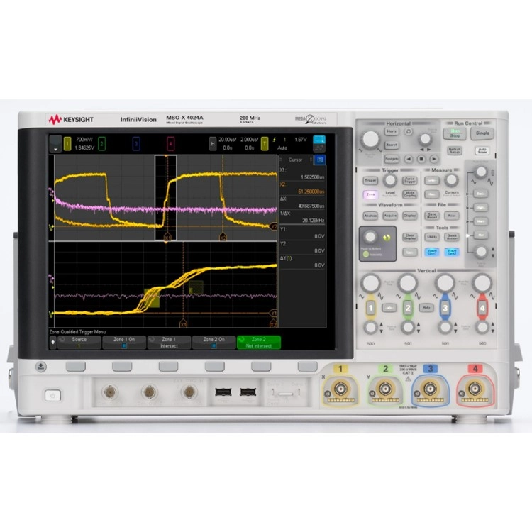 KEYSIGHT MSOX4024A 혼합 신호 오실로스코프: 200 MHz, 아날로그 4채널 + 디지털 16채널 썸네일