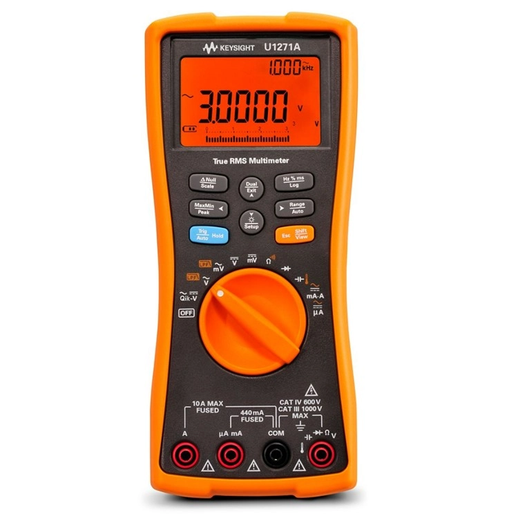 KEYSIGHT U1271A 핸드형 디지털 멀티미터, 4.5디지트, IP54 썸네일