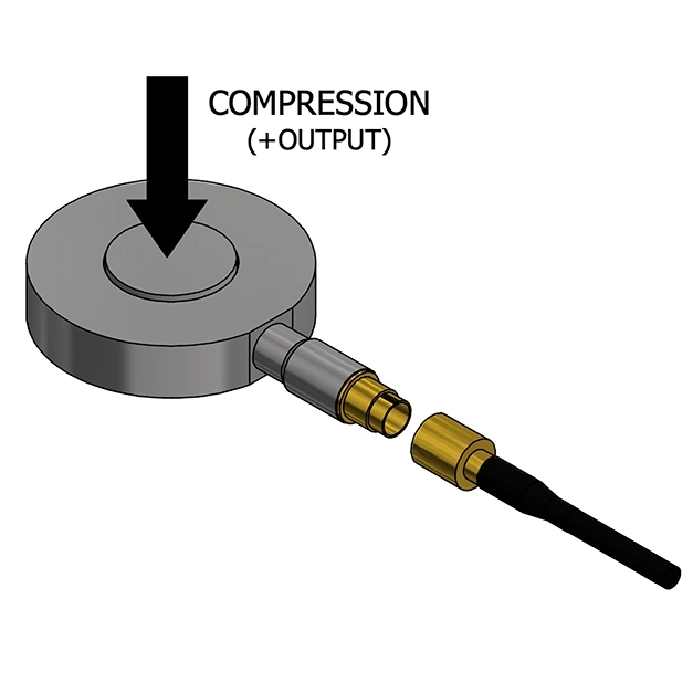 FUTEK QLA297 Custom Miniature Column Load Cell 썸네일
