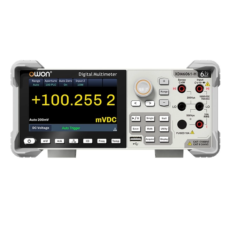 OWON XDM6000 SERIES 디지털 멀티미터 4.3인치 터치스크린 썸네일