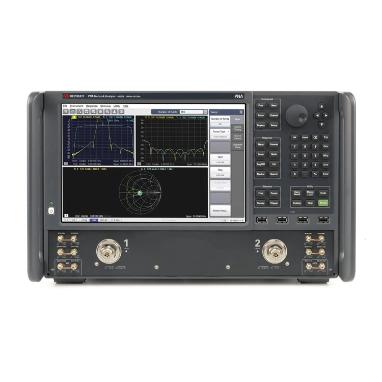 KEYSIGHT N5222B PNA 마이크로파 네트워크 분석기, 900 Hz / 10 MHz ~ 26.5 GHz 이미지