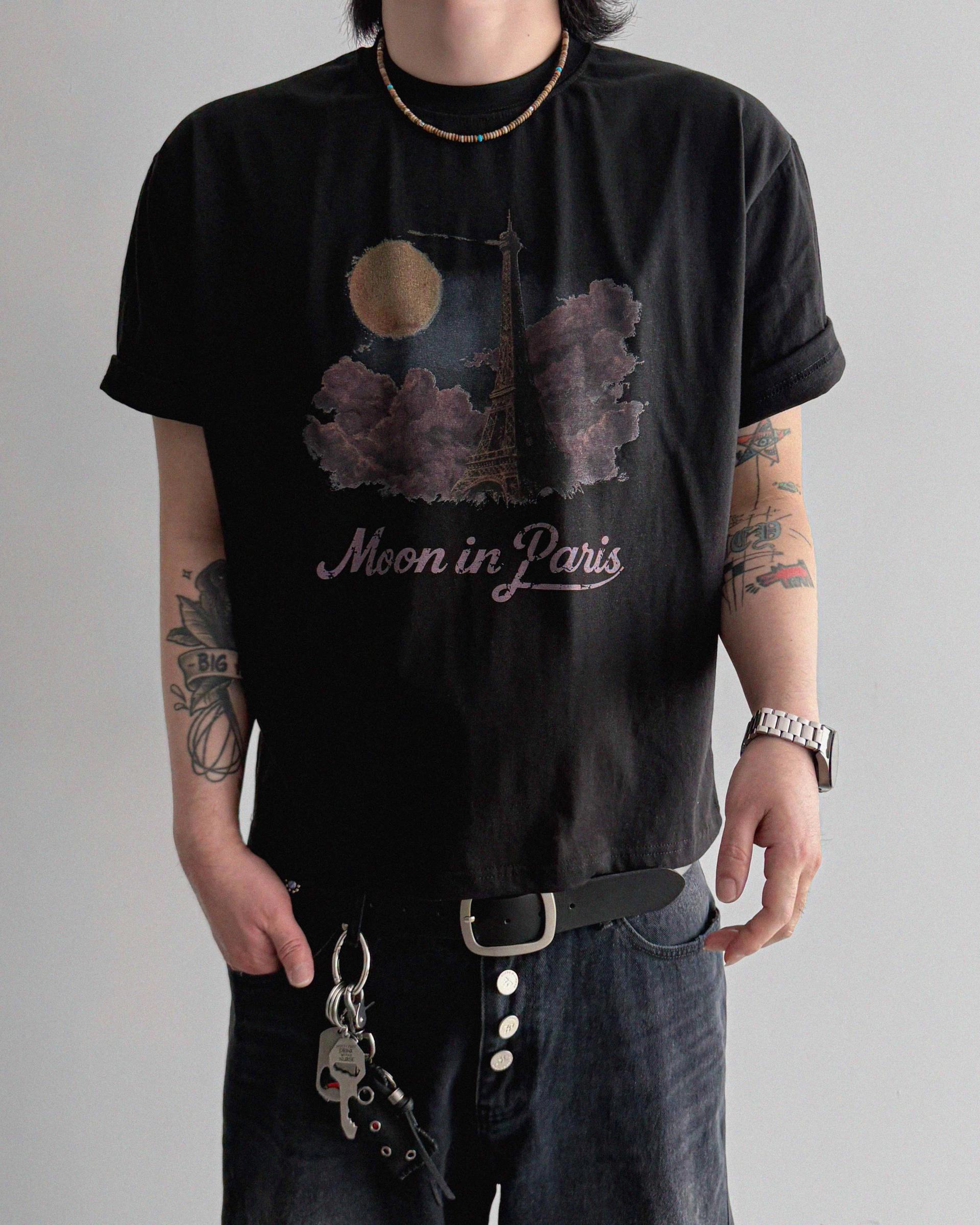 Paris moon crop half t