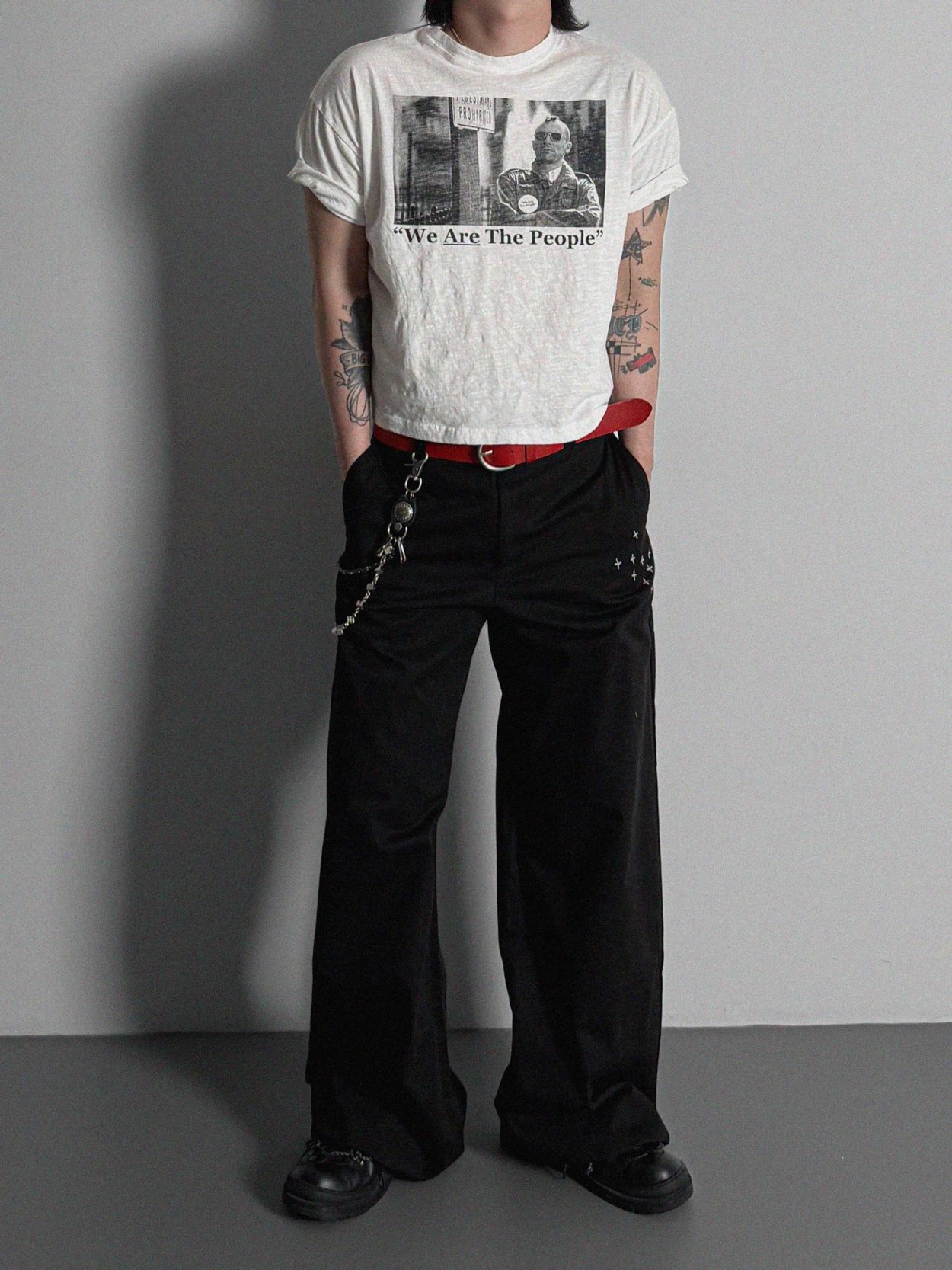 復古計程車短款半身T卹