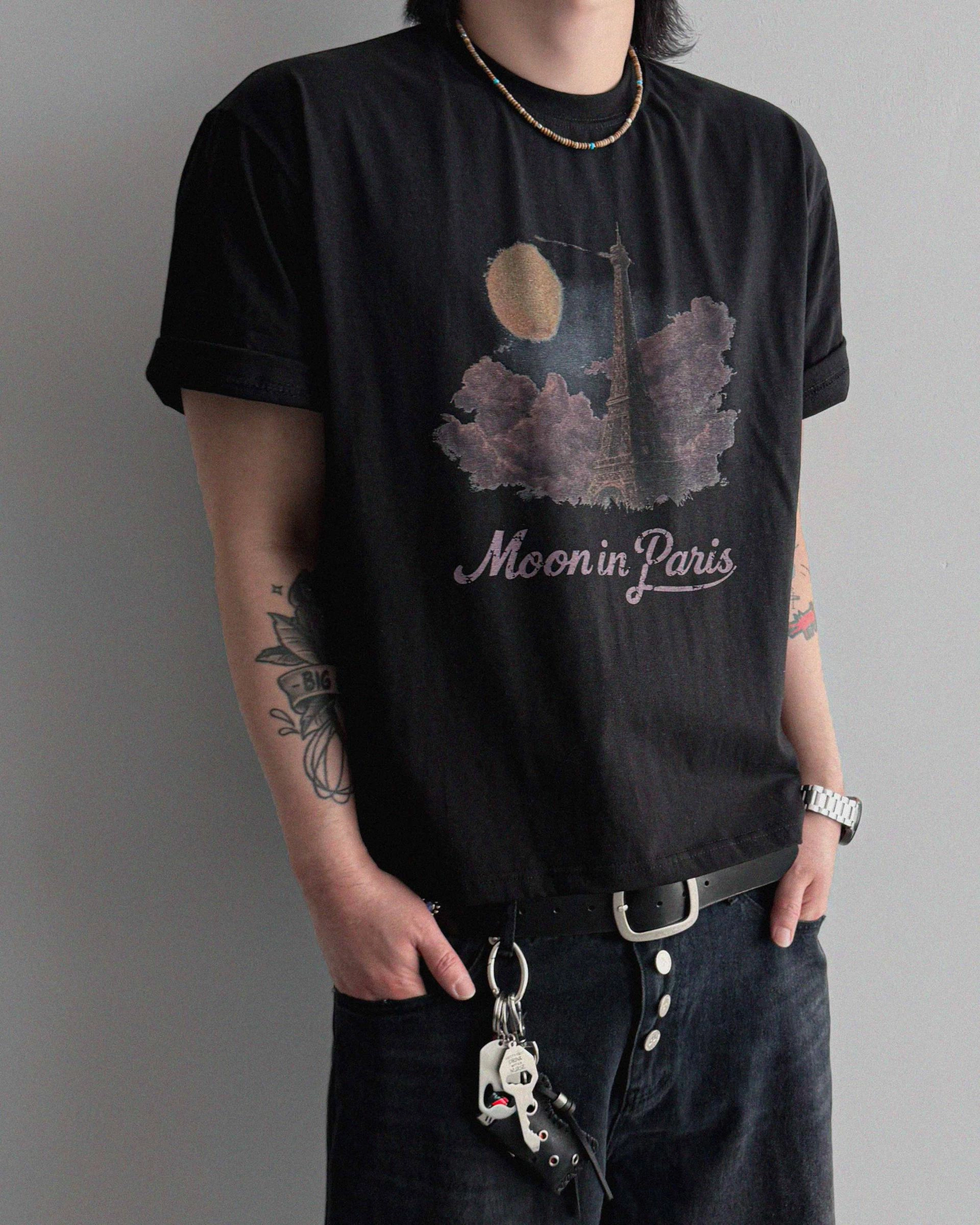 Paris moon crop half t