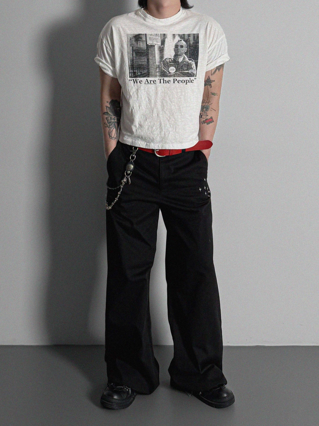 復古計程車短款半身T卹