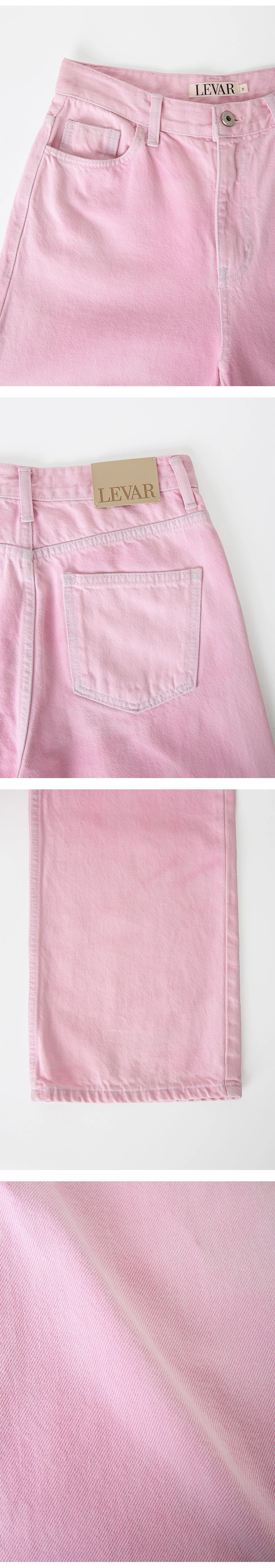 ★韓国発★Relaxed Fit Denim - Fade Pink/LEVAR Relaxed Fit Denim (Fade Pink) : チンチャ韓国代行