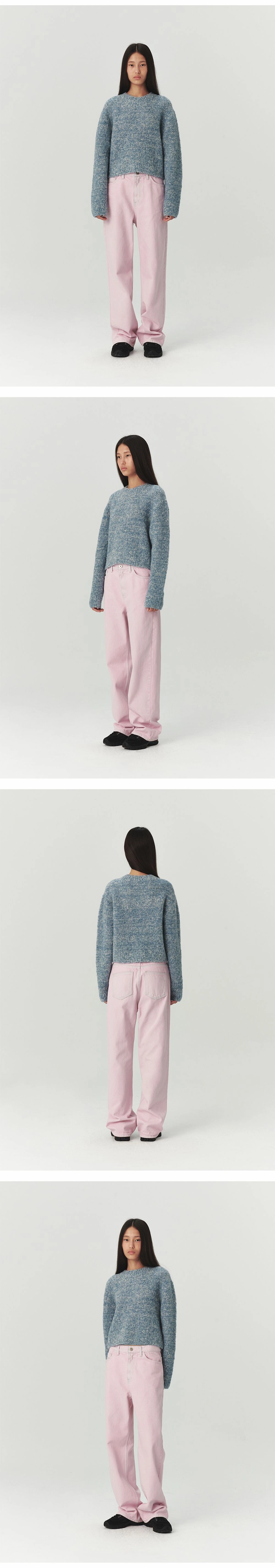 Relaxed Fit Denim (Fade Pink) : チンチャ韓国代行