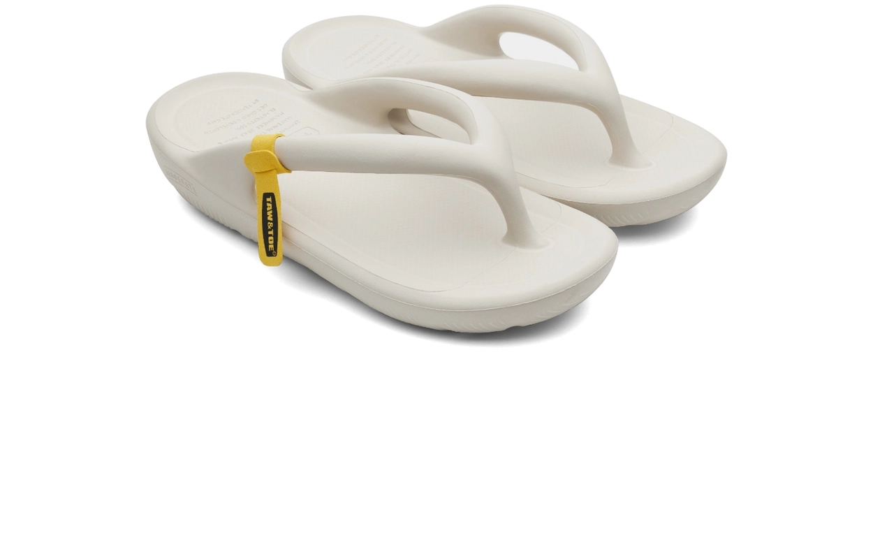 ★TAW&TOW ★ Flip Flop Zerovity OG Cream MUSINSA | TAW&TOE x Low Classic Flipflop Zerovity Cream