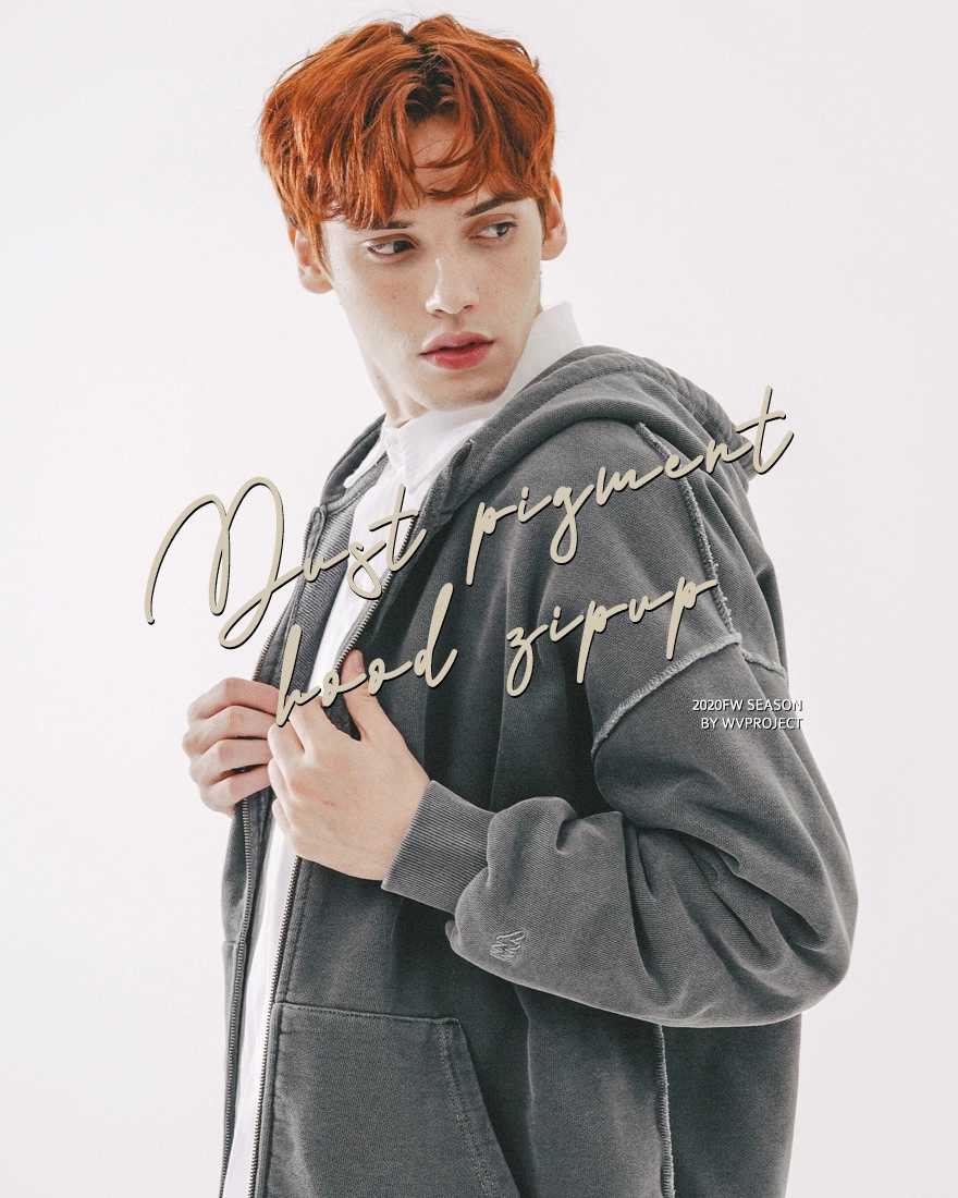 WV PROJECTのDust pigment Hood zipup 全6色 WV PROJECT] DUST PIGMENT HOOD ZIP UP (6 COLOR) : チンチャ