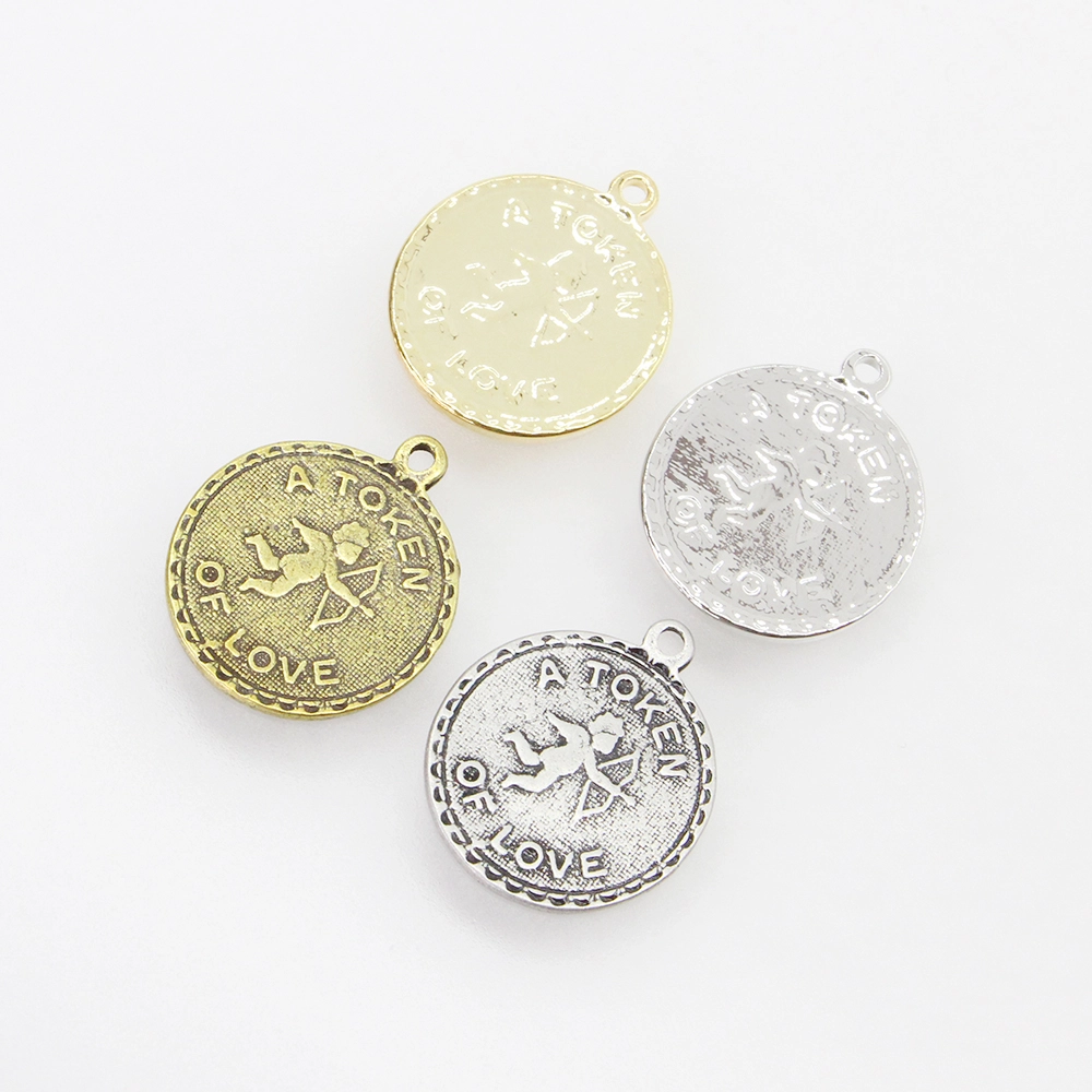 한고리 큐피트 엔젤 토큰 코인 메달 펜던트 18mm*21.5mm [수량별 할인] : 엔조이모카 Enjoy Mocca