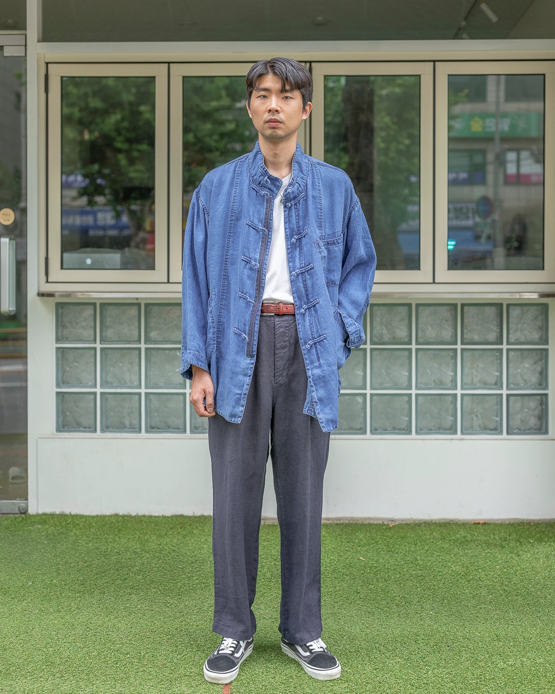 Porter Classic Indigo Linen Wide Jacket Porter Classic [포터 