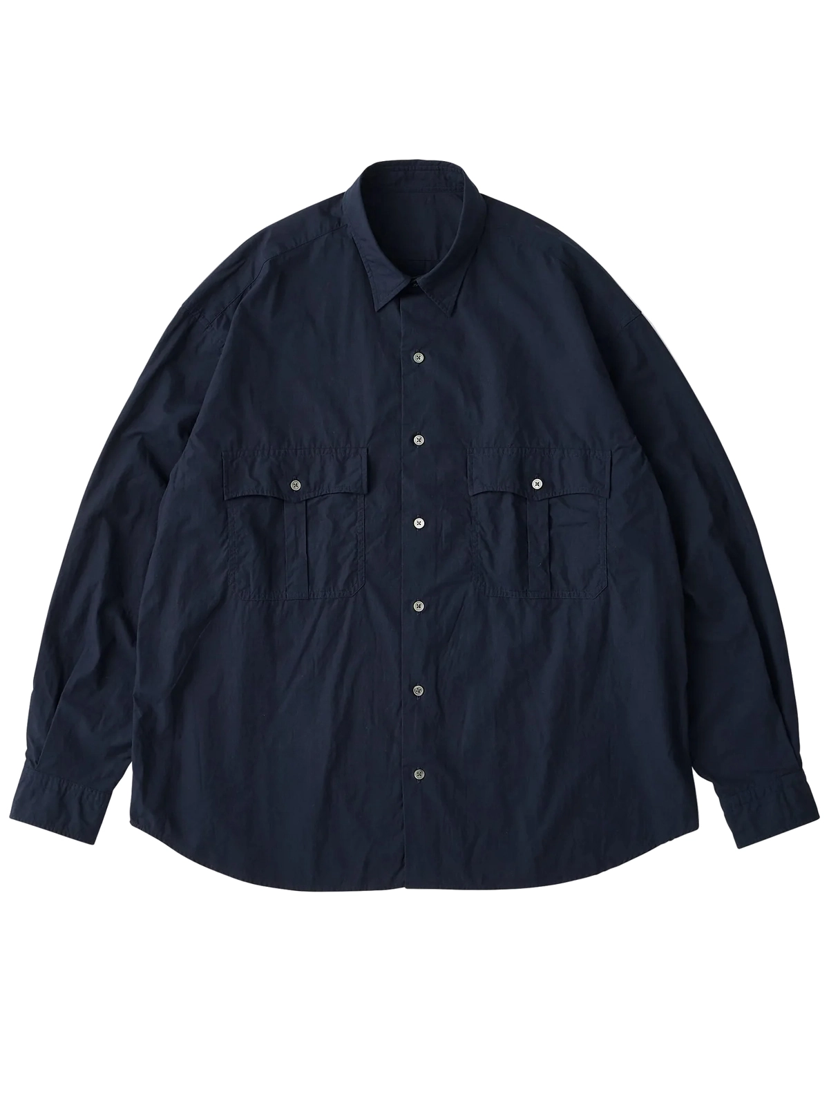 シャツ porter classic roll up shirt navy M Porter Classic [포터 클래식] - Roll Up Traveler's Shirt - Navy