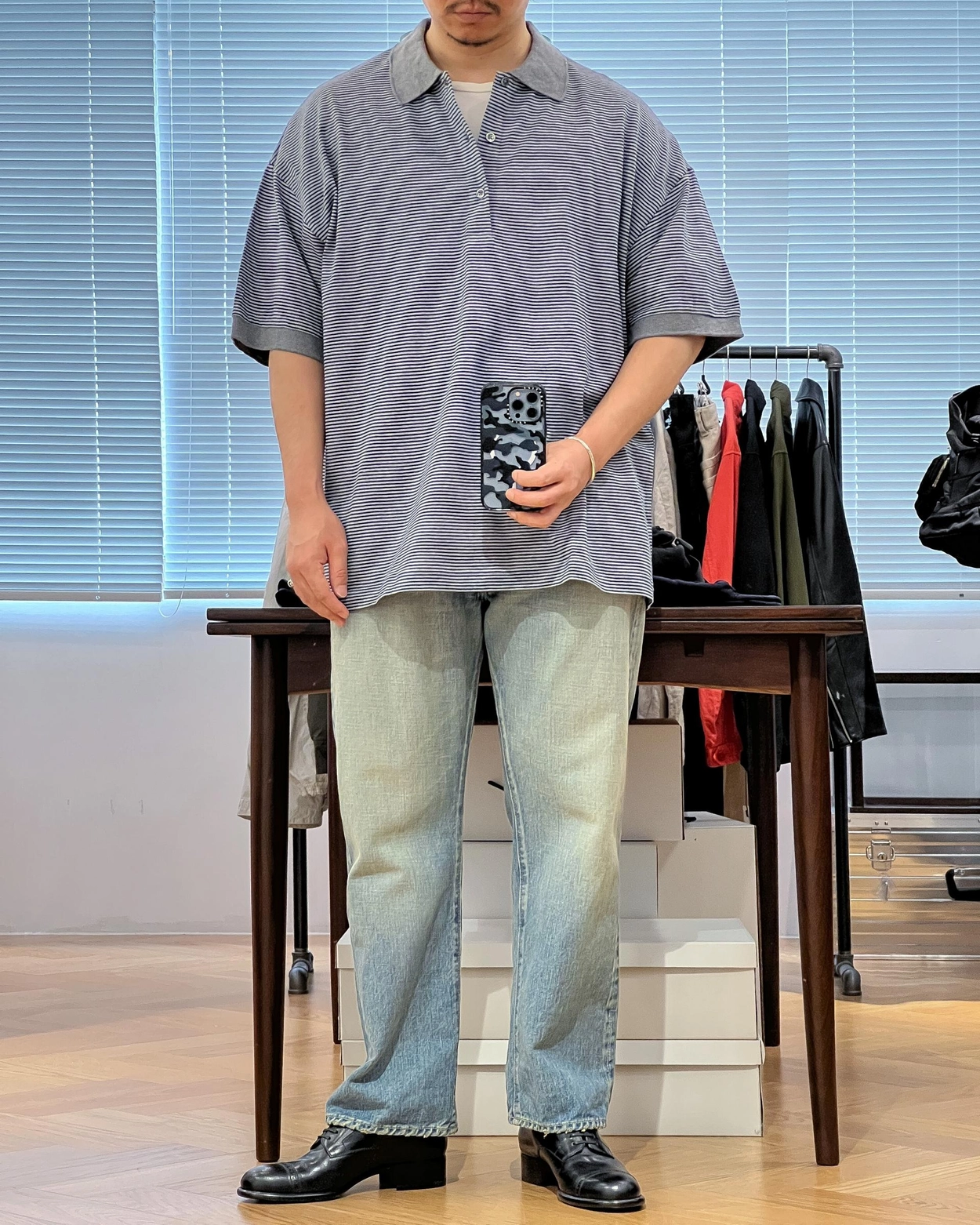 Porter Classic [포터 클래식] - H/W Beatnik Border Polo Shirt